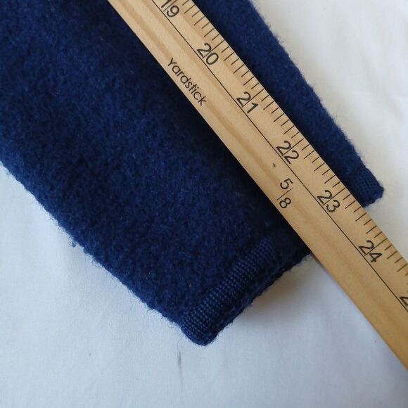 Field Manor Womens Vintage 50s Boiled Wool Blazer Sweater Sz 14 Silver Buttons - Picture 7 of 8